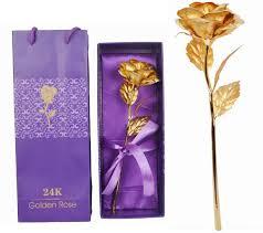 24K Gold Rose Gift Box